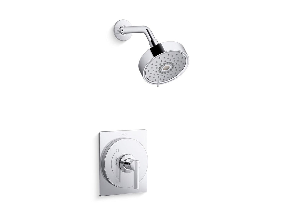 KOHLER K-TS35916-4Y Castia by Studio McGee Rite-Temp shower trim kit, 2.5 gpm, polished chrome