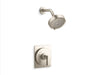 KOHLER K-TS35916-4Y Castia by Studio McGee Rite-Temp shower trim kit, 2.5 gpm, vibrant brushed nickel