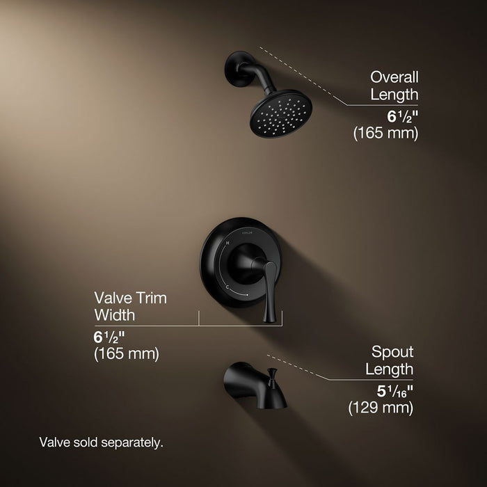 3/4 view of product with dimensions