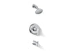 KOHLER K-TS35937-4G Buckley Bath and Shower Trim Kit, 1.75 GPM, Polished Chrome - 3/4 view of product