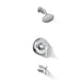 KOHLER K-TS35937-4G Buckley Bath and Shower Trim Kit, 1.75 GPM, Polished Chrome - 3/4 view of product