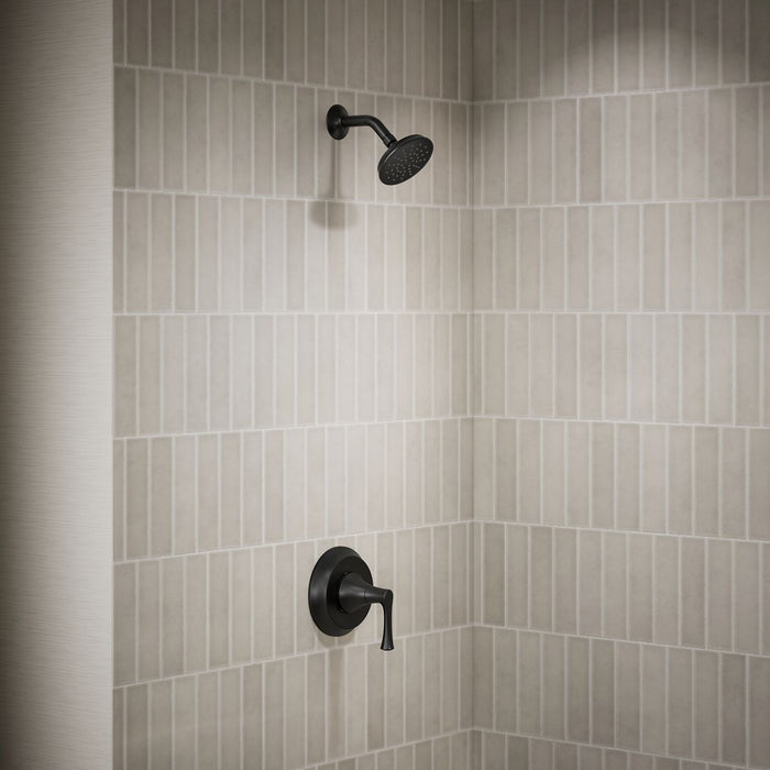 KOHLER K-TS35938-4Y Buckley Rite-Temp® Shower Trim Kit, 2.5 GPM, Matte Black - image focused on single product story