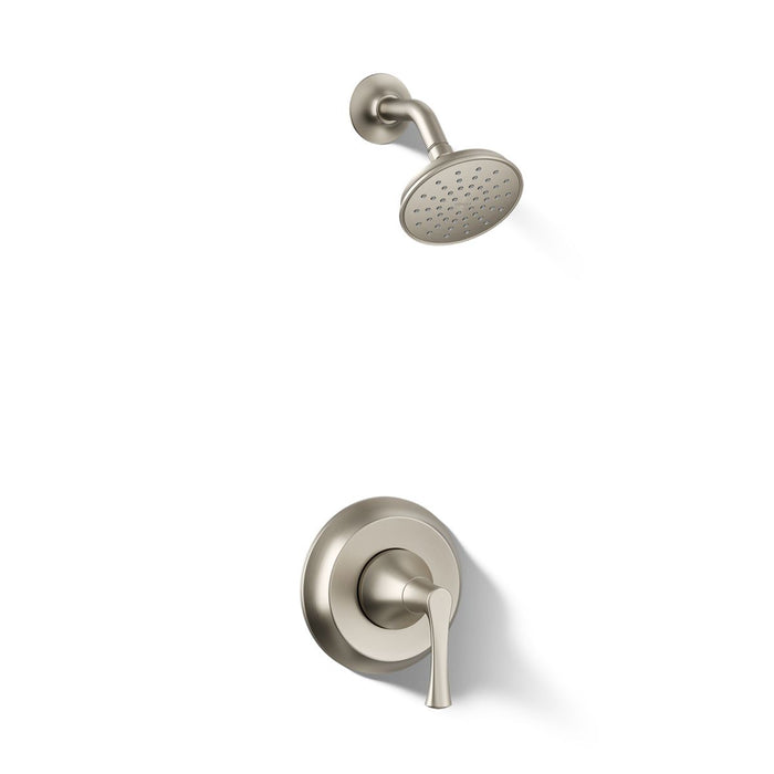 KOHLER K-TS35938-4Y Buckley Rite-Temp® Shower Trim Kit, 2.5 GPM, Vibrant Brushed Nickel - 3/4 view of product