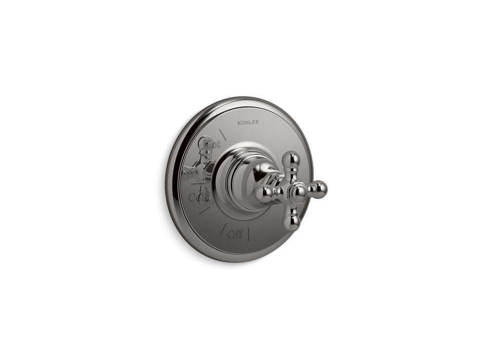 KOHLER K-TS72767-3 Artifacts Rite-Temp valve trim with cross handle