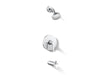 KOHLER K-TS97074-4Y Pitch Rite-Temp bath and shower trim kit, 2.5 gpm, polished chrome