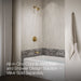 KOHLER K-TS97074-4Y Pitch Rite-Temp bath and shower trim kit, 2.5 gpm, vibrant brushed moderne brass - view 2