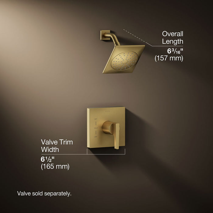 3/4 view of product with dimensions