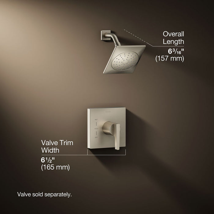 3/4 view of product with dimensions