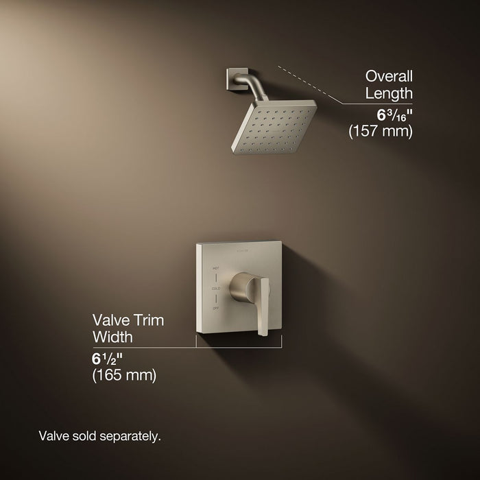 3/4 view of product with dimensions