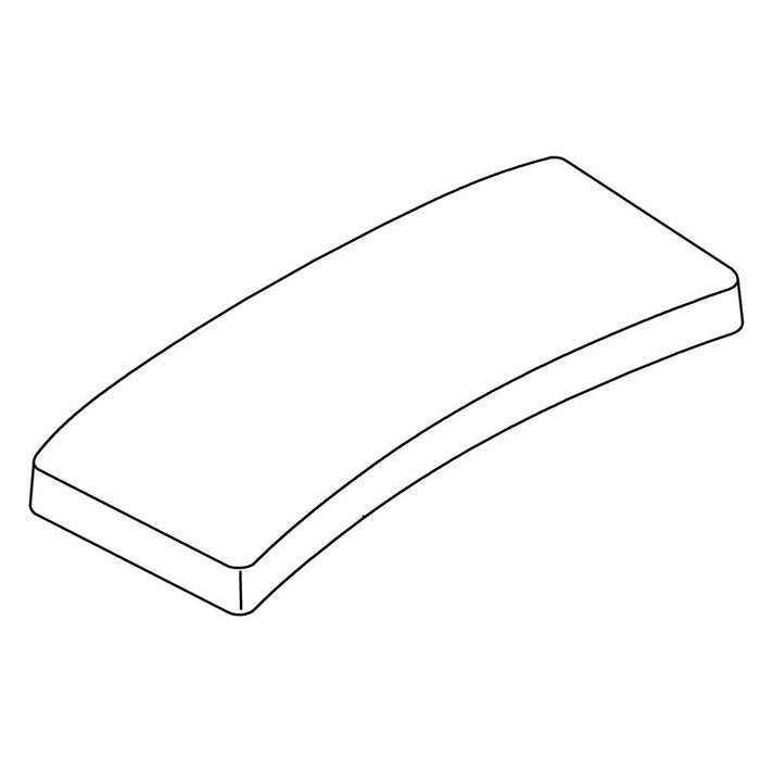 KOHLER K-1182368 Cover, Tank, One Piece, Black Black
