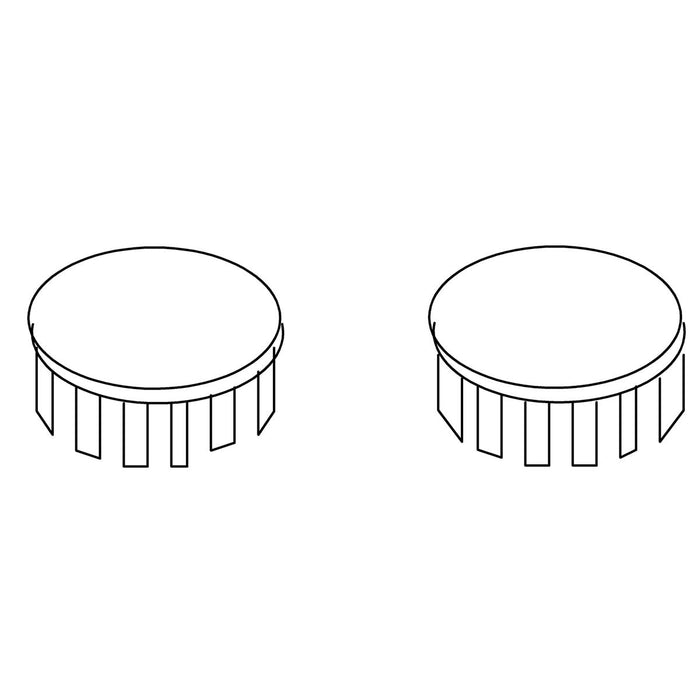 KOHLER K-97388 Cap Kit, Seat Hinge, Pair, Vibrant Brushed Bronze
