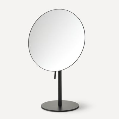 Robern 5M0008FUUN83 Freestanding Magnification Mirror, 5X Magnification, Matte Black
