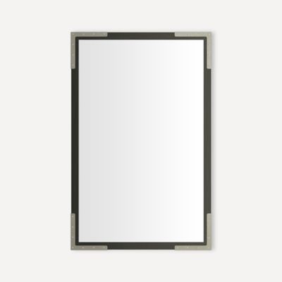 Robern CC2030D4ND34SC Industrial Metal Cabinet, 20" x 30" x 4", Iron Black with Brushed Pewter, Slow-Close Hinges