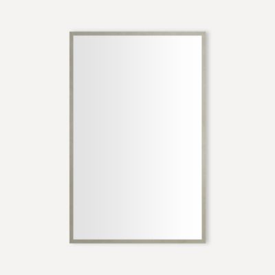 Robern CM2030TF69 Thin Framed Metal Mirror, 20" x 30" x 1-3/4", Brushed Pewter