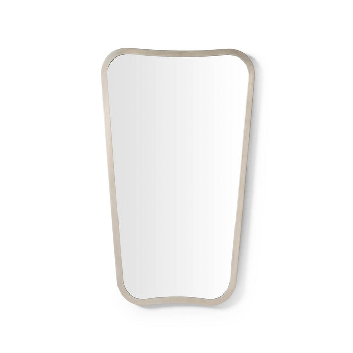 Robern CM2440L69 Contour Metal Mirror, 24" x 40" x 11/16", Brushed Pewter