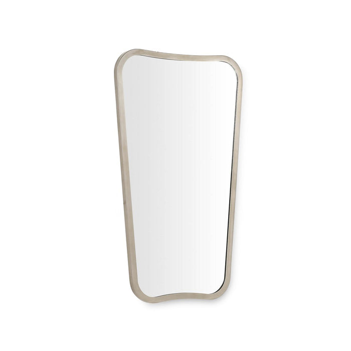 Robern CM2440L69 Contour Metal Mirror, 24" x 40" x 11/16", Brushed Pewter