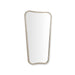 Robern CM2440L69 Contour Metal Mirror, 24" x 40" x 11/16", Brushed Pewter