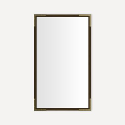 Robern CM2440ND35 Industrial Metal Mirror, 24" x 40" x 1-3/4", Bronze with Aged Brass