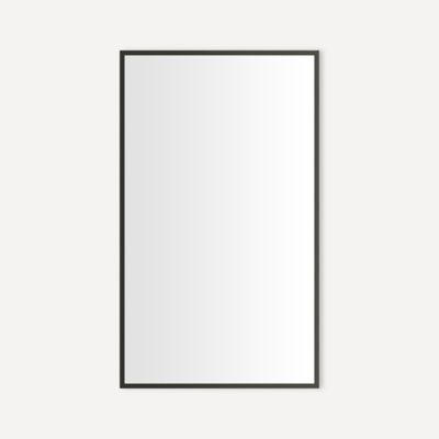 Robern CM2440TF68 Thin Framed Metal Mirror, 24" x 40" x 1-3/4", Iron Black