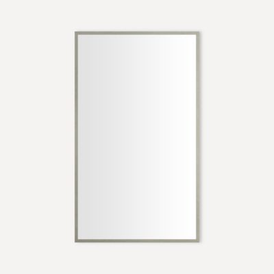 Robern CM2440TF69 Thin Framed Metal Mirror, 24" x 40" x 1-3/4", Brushed Pewter
