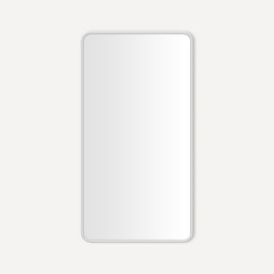 Robern CM2444RC84 Round Corner Metal Mirror, 24" x 44" x 1-3/4", Polished Stainless Steel