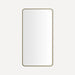 Robern CM2444RC87 Round Corner Metal Mirror, 24" x 44" x 1-3/4", Aged Brass