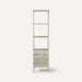 Robern CSSE208020169 Sendai Linen Cabinet, 20" x 80" x 16", Natural Gray with Brushed Pewter