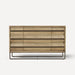 Robern CVAL5620988 Alisal Vanity, 55" x 32-7/8" x 22-1/2", Weathered Oak with Antique Bronze