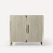 Robern CVBE3620169 Bergman Vanity, 36" x 32-7/8" x 22-7/8", Natural Gray with Brushed Pewter, No Vanity Top