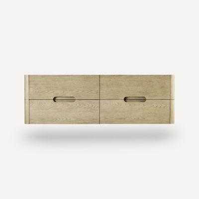 Robern CVHE60204D 59" x 19-1/4" x 22-1/2", Rustic Oak, No Vanity Top
