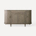 Robern CVRO5620569 Rosebrook Vanity, 55-3/4" x 32-13/16" x 22-3/8", Gray Oak with Brushed Pewter, No Vanity Top