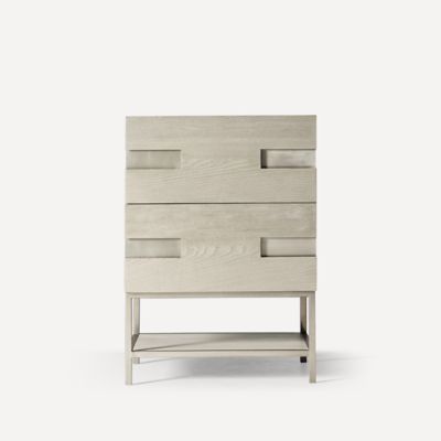 Robern CVSE2420169D 23" x 32-7/8" x 22-1/2", Natural Gray with Brushed Pewter, No Vanity Top