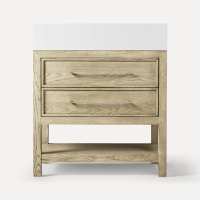 Robern CVSK3020469 30" x 28-1/8" x 22-3/4", Rustic Oak with Brushed Pewter, No Vanity Top