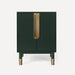 Robern CVSM2422187 Islamorada Vanity, 24" x 32-7/8" x 21-1/2", Nori with Aged Brass, No Vanity Top