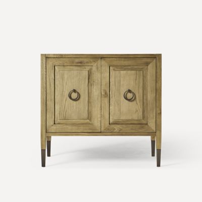 Robern CVWI3621088 Willowmere Vanity, 35" x 32-7/8" x 22-1/2", Weathered Oak Drift with Antique Bronze, No Vanity Top