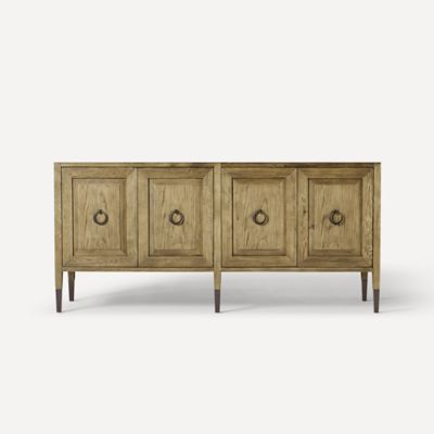 Robern CVWI7221088 Willowmere Vanity, 71" x 32-7/8" x 22-1/2", Weathered Oak Drift with Antique Bronze, No Vanity Top