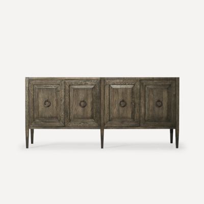 Robern CVWI7221368 Willowmere Vanity, 71" x 32-7/8" x 22-1/2", Drifted Matte Brown with Iron Black, No Vanity Top