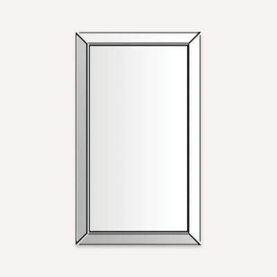Robern D2C2441D4MF76TP Murray Hill Cabinet, Facet, 24" x 41" x 4", Chrome, Electric Upgrade
