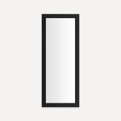 Robern DM1640BM74 16" x 40" x 1-1/8", Bryn Mawr Frame, Brushed Black