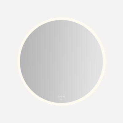 Robern IM0040CPFPDT Instinct Lighted Mirror, 40" Circle, Perimeter Light Pattern, TUN Lighting, Warm White (2700K) to Cool Wh