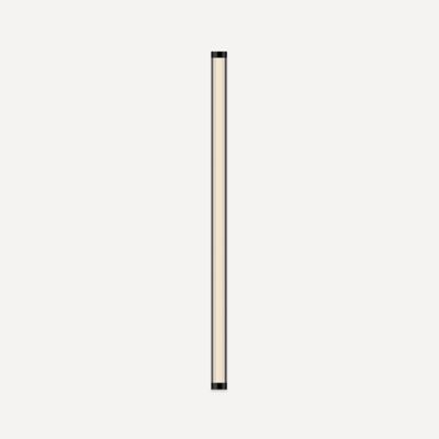 Robern JLA30FKSC3D83K Lighting, Sconce, 1-3/8" x 30" x 2", Fluted, Matte Black, Dimmable, Warm White (3000K)