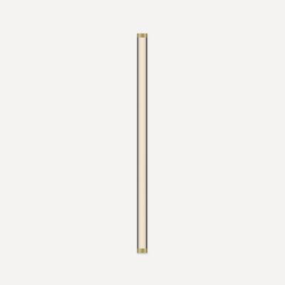 Robern JLA30FKSC3D86K Lighting, Sconce, 1-3/8" x 30" x 2", Fluted, Brass, Dimmable, Warm White (3000K)