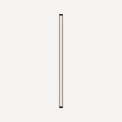 Robern JLA36FKSC3D83 Lighting, Modular, 1-3/8" x 36" x 2", Fluted, Matte Black, Dimmable, Warm White (3000K)
