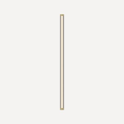 Robern JLA36FKSC3D86 Lighting, Modular, 1-3/8" x 36" x 2", Fluted, Brass, Dimmable, Warm White (3000K)