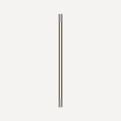 Robern JLA36RKSC3D77K Lighting, Sconce, 1-3/8" x 36" x 1-9/16", Round, Polished Nickel, Dimmable, Warm White (3000K)