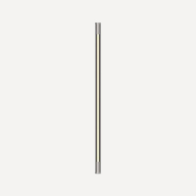 Robern JLA40RKSC3D77 Lighting, Modular, 1-3/8" x 40" x 1-9/16", Round, Polished Nickel, Dimmable, Warm White (3000K)