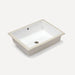 Robern LAV1UM-101 Undercounter Sink, 17-1/4" x 13" x 5", White, for and Cartesian