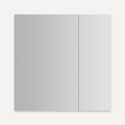Robern MR3030D4FPE4L M Series Reserve Cabinet, 30" × 30" × 4", Double Door, Polished Edge, Electric+ Upgrade