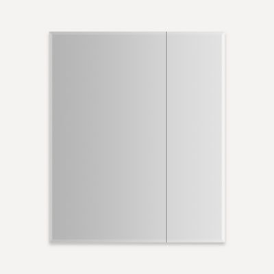 Robern MR3036D4FBE4L M Series Reserve Cabinet, 30" × 36" × 4", Double Door, Bevel Edge, Electric+ Upgrade