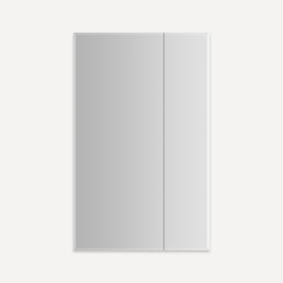 Robern MR3048D4FBE4L M Series Reserve Cabinet, 30" × 48" × 4", Double Door, Bevel Edge, Electric+ Upgrade